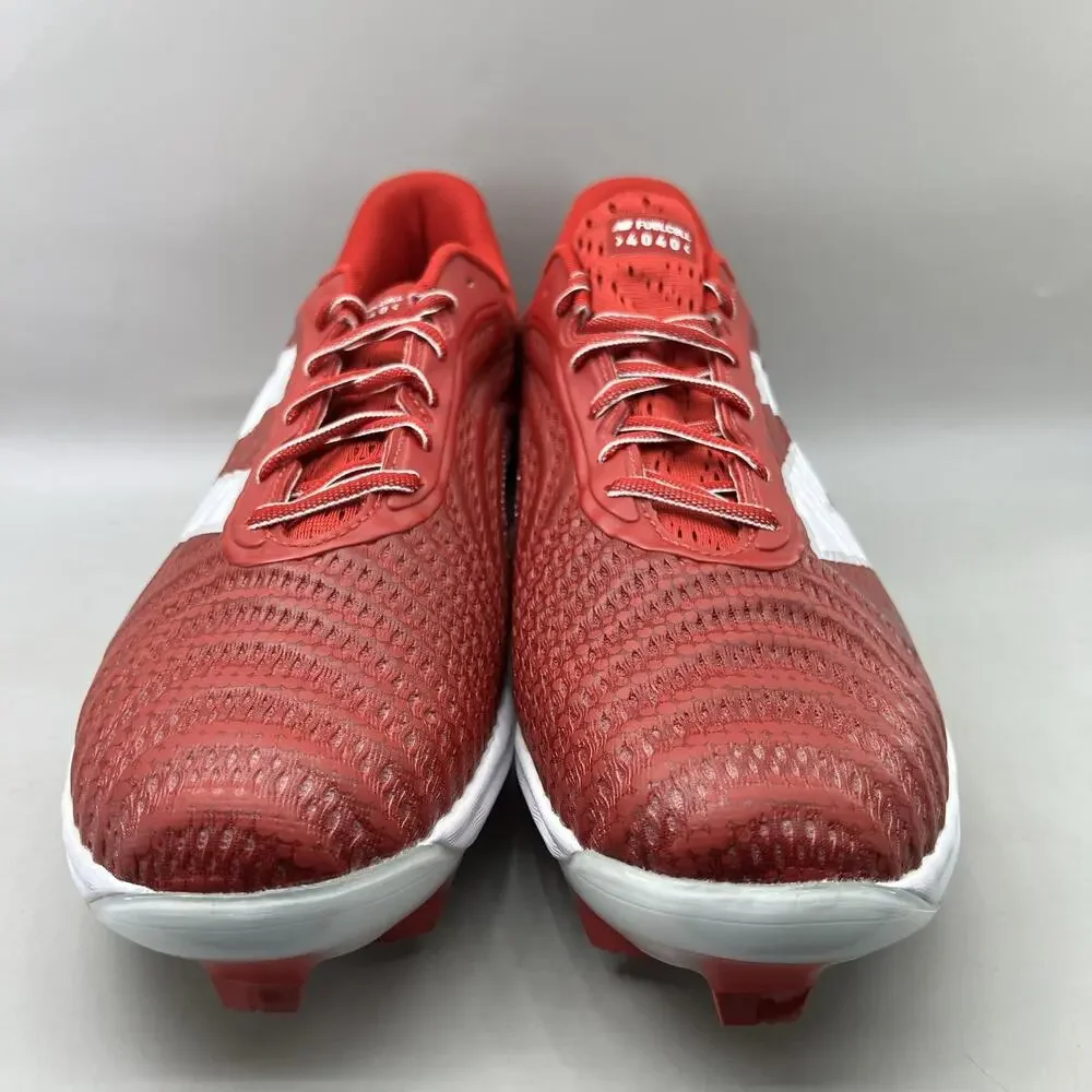 New Balance FuelCell 4040 V7 Baseball Cleats Men Size 13 Red White Low Shoes NEW